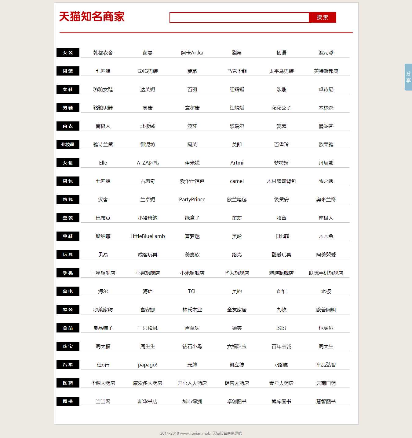 某猫知名商家导航CityMate项目资源网项目资源网