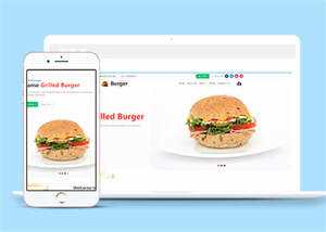 高热量快餐食品网站HTML5模板CityMate项目资源网项目资源网