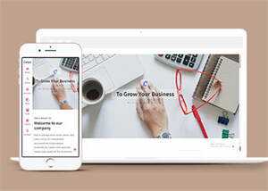 左侧固定导航简洁网站模板下载CityMate项目资源网项目资源网