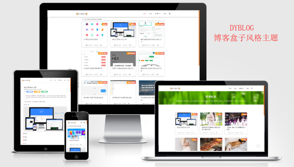 Emlog主题-DYBLOG 个人博客主题模版CityMate项目资源网项目资源网