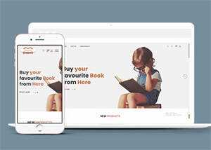 儿童书籍网上商店HTML5模板下载CityMate项目资源网项目资源网