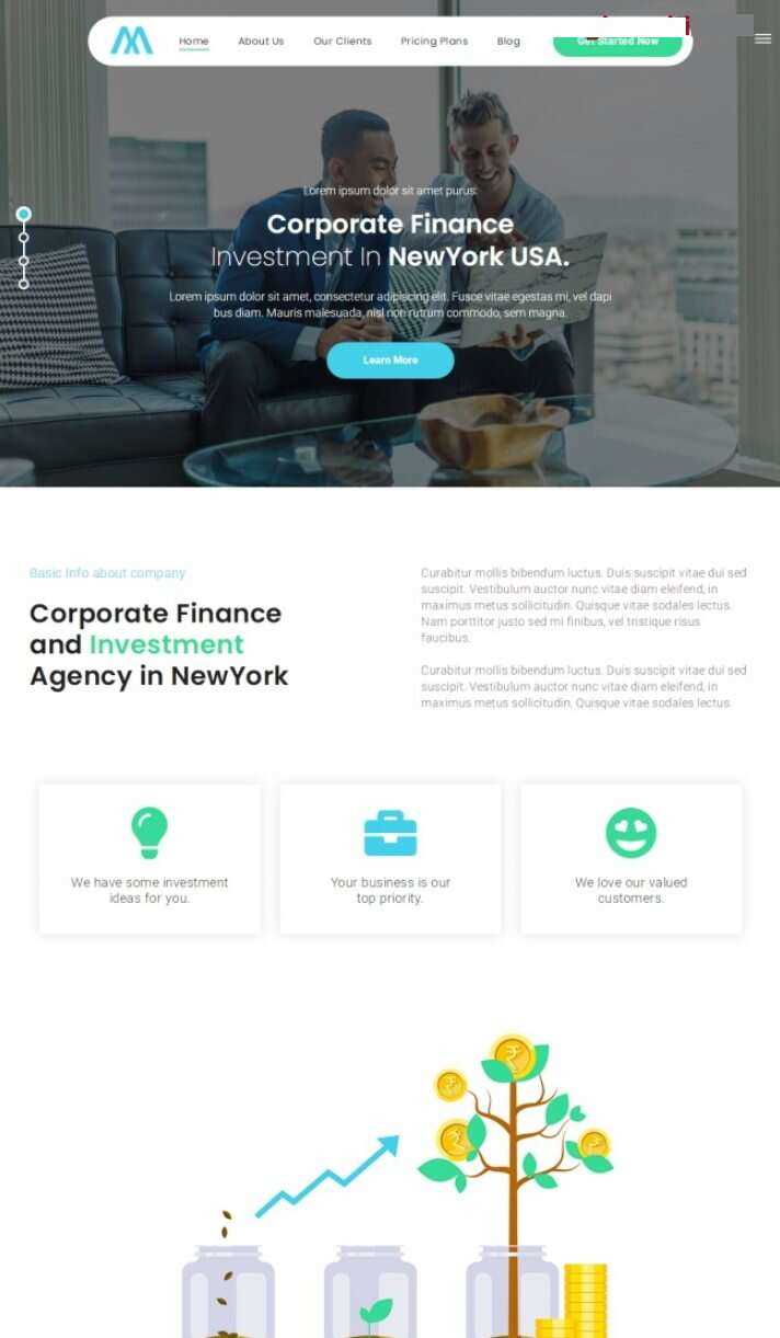 HTML5融资开发机构网站模板CityMate项目资源网项目资源网