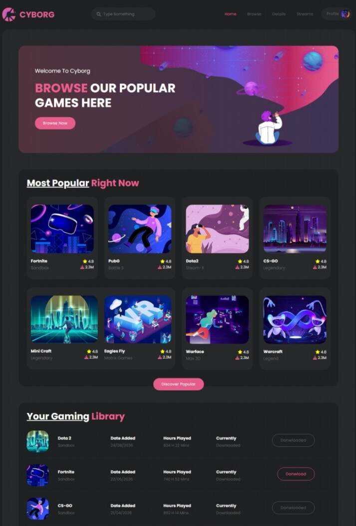 HTML5热门游戏体验宣传网站模板CityMate项目资源网项目资源网
