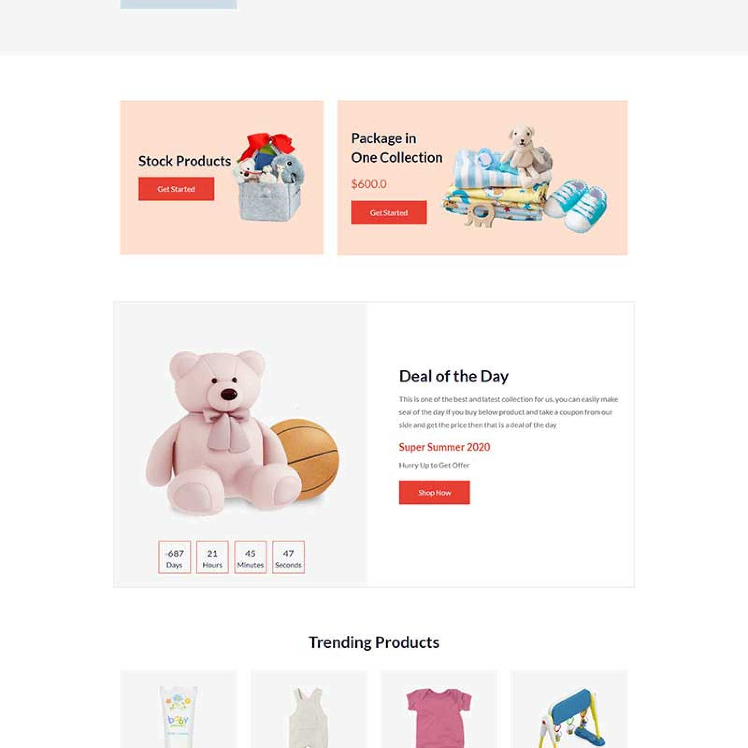 多用途响应式婴儿用品商店HTML5模板CityMate项目资源网项目资源网