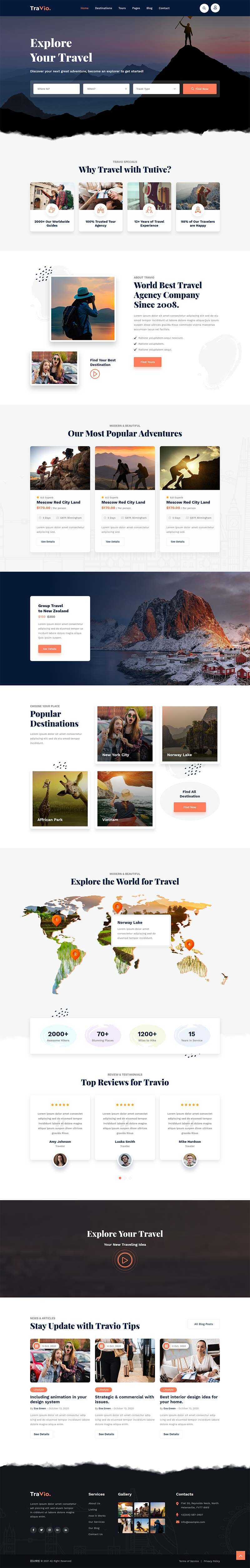 html5响应式旅游旅行社官网html模板CityMate项目资源网项目资源网