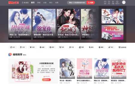 漫画小说源码网站程序CMS源码 - 项目资源网