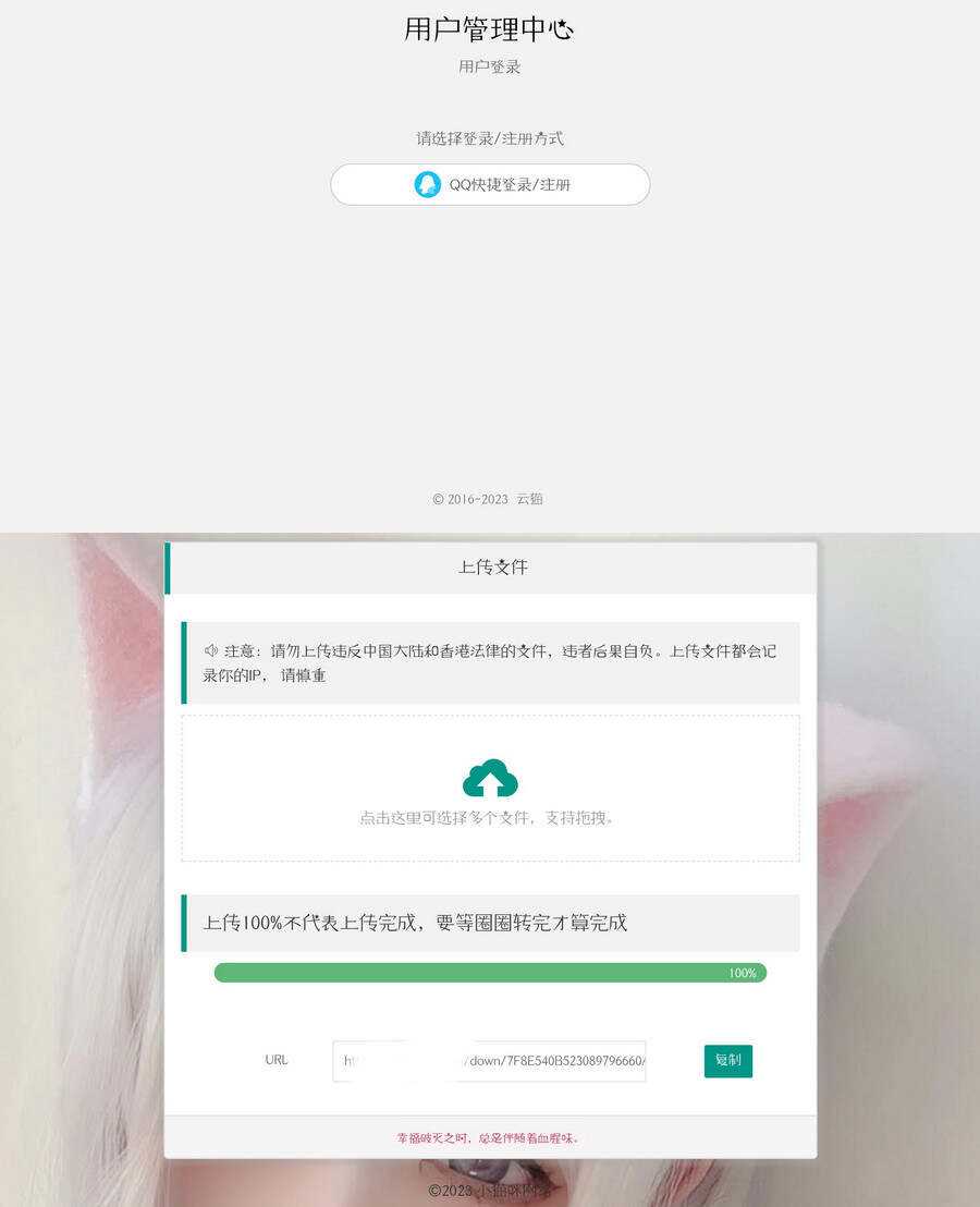 带后台的简洁网盘源码小猫咪网盘V1.3CityMate项目资源网项目资源网
