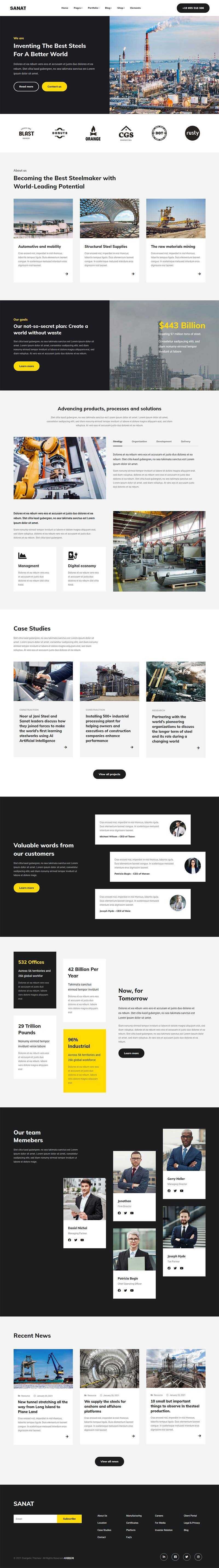bootstrap重工业集团企业官网html5模板CityMate项目资源网项目资源网