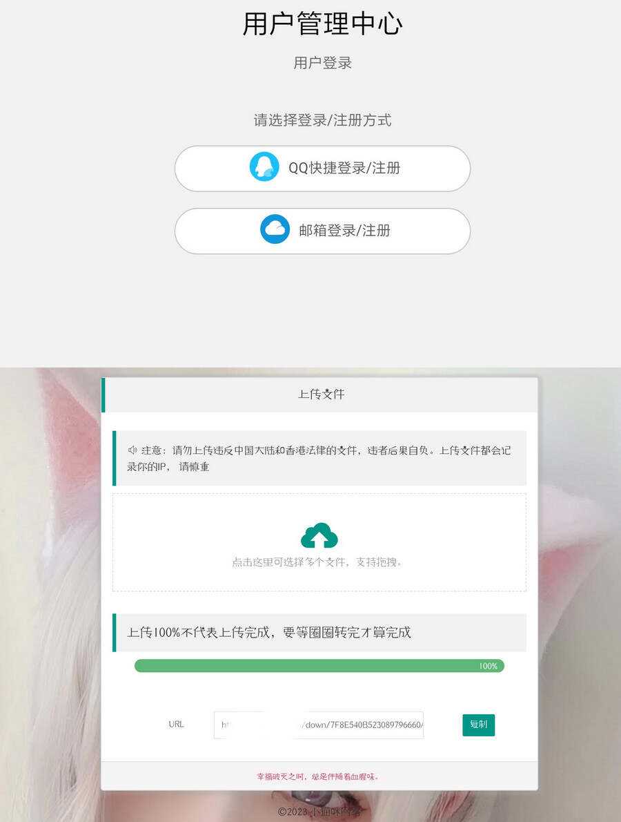 最新简洁网盘带后台的小猫咪网盘源码V1.5CityMate项目资源网项目资源网
