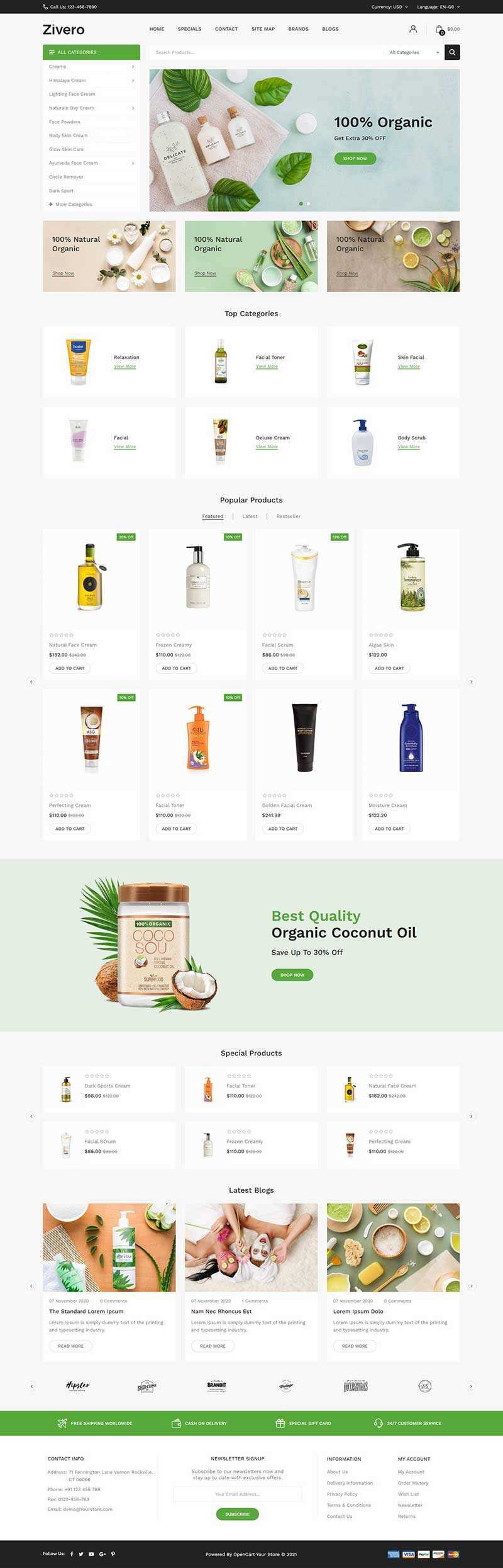 小清新洗护用品商城网页html模板CityMate项目资源网项目资源网
