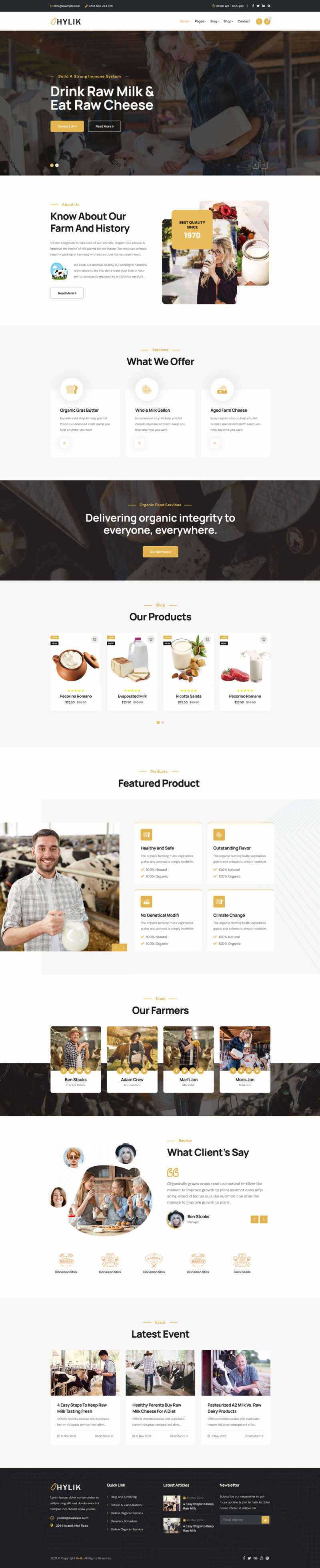 响应式牛奶制品生产企业HTML5模板CityMate项目资源网项目资源网