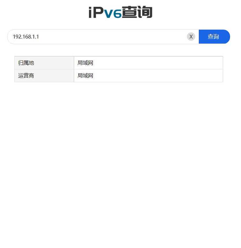 IP属地查询源码 包含前端和后端源码 支持IPV4/V6CityMate项目资源网项目资源网
