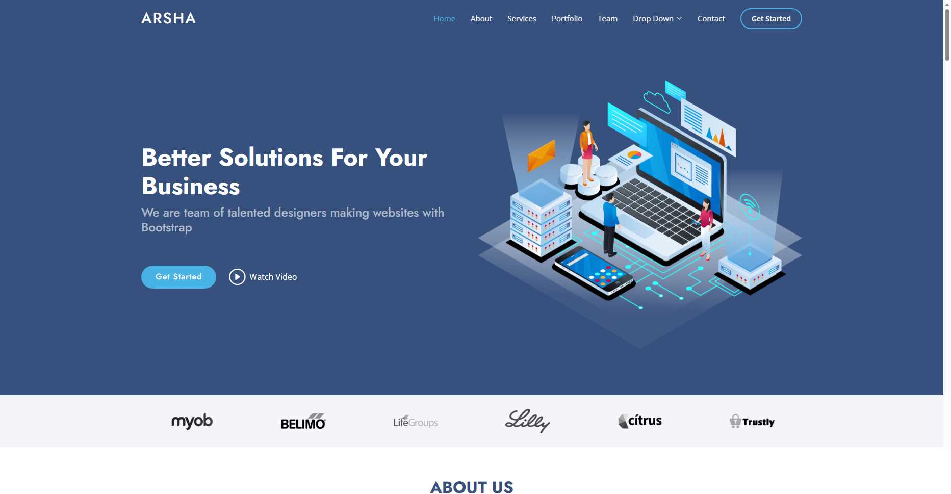 bootstrap模板分享可用于企业站等多种网站都实用CityMate项目资源网项目资源网