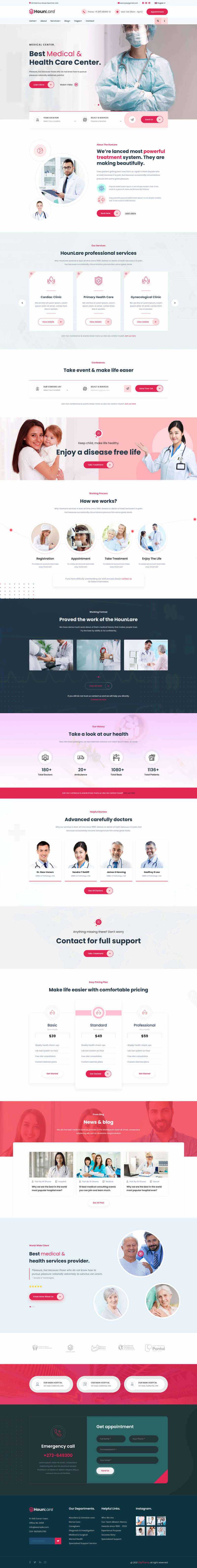 Bootstrap医疗保健服务机构HTML5模板CityMate项目资源网项目资源网