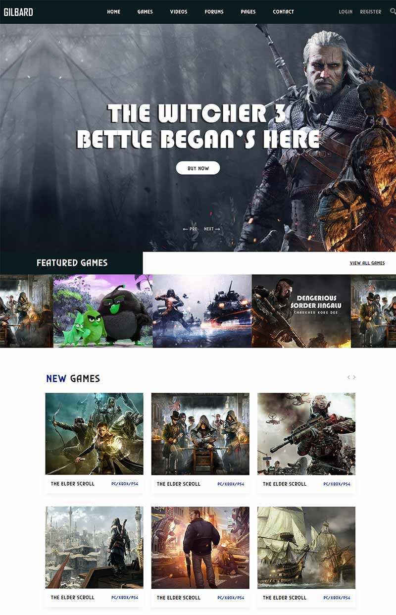 Bootstrap响应式游戏网站html模板CityMate项目资源网项目资源网