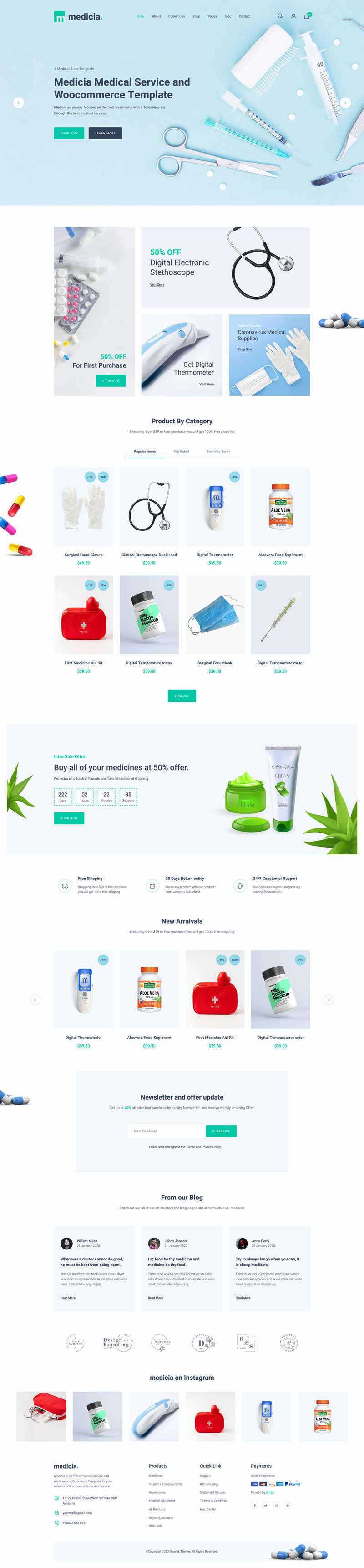 Bootstrap4医疗保健用品电子商务HTML5模板CityMate项目资源网项目资源网
