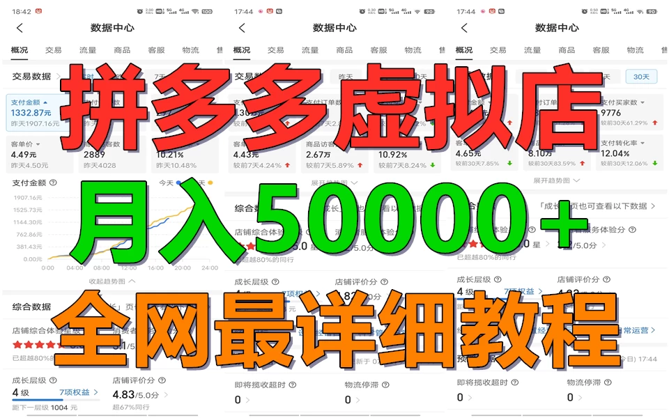 拼多多虚拟电商月入50000+你干你也行，暴利稳定长久，副业首选CityMate项目资源网项目资源网