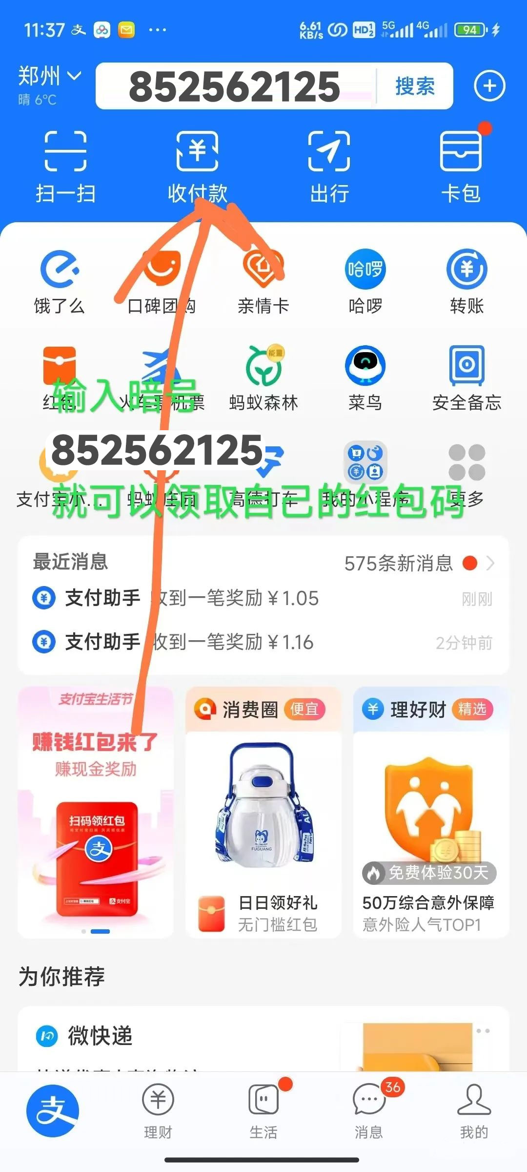 图片[12]CityMate项目资源网支付宝红包怎么玩，支付宝领红包，赚领现金奖励CityMate项目资源网项目资源网