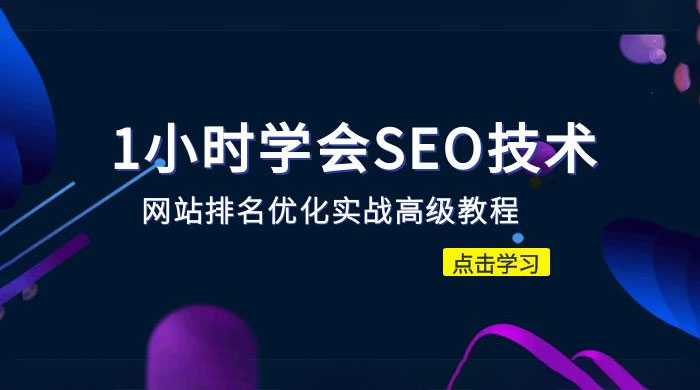 1 小时学会 SEO 技术：网站排名优化实战高级教程，秒杀市面 95% 收费几千的 SEO 教程CityMate项目资源网项目资源网