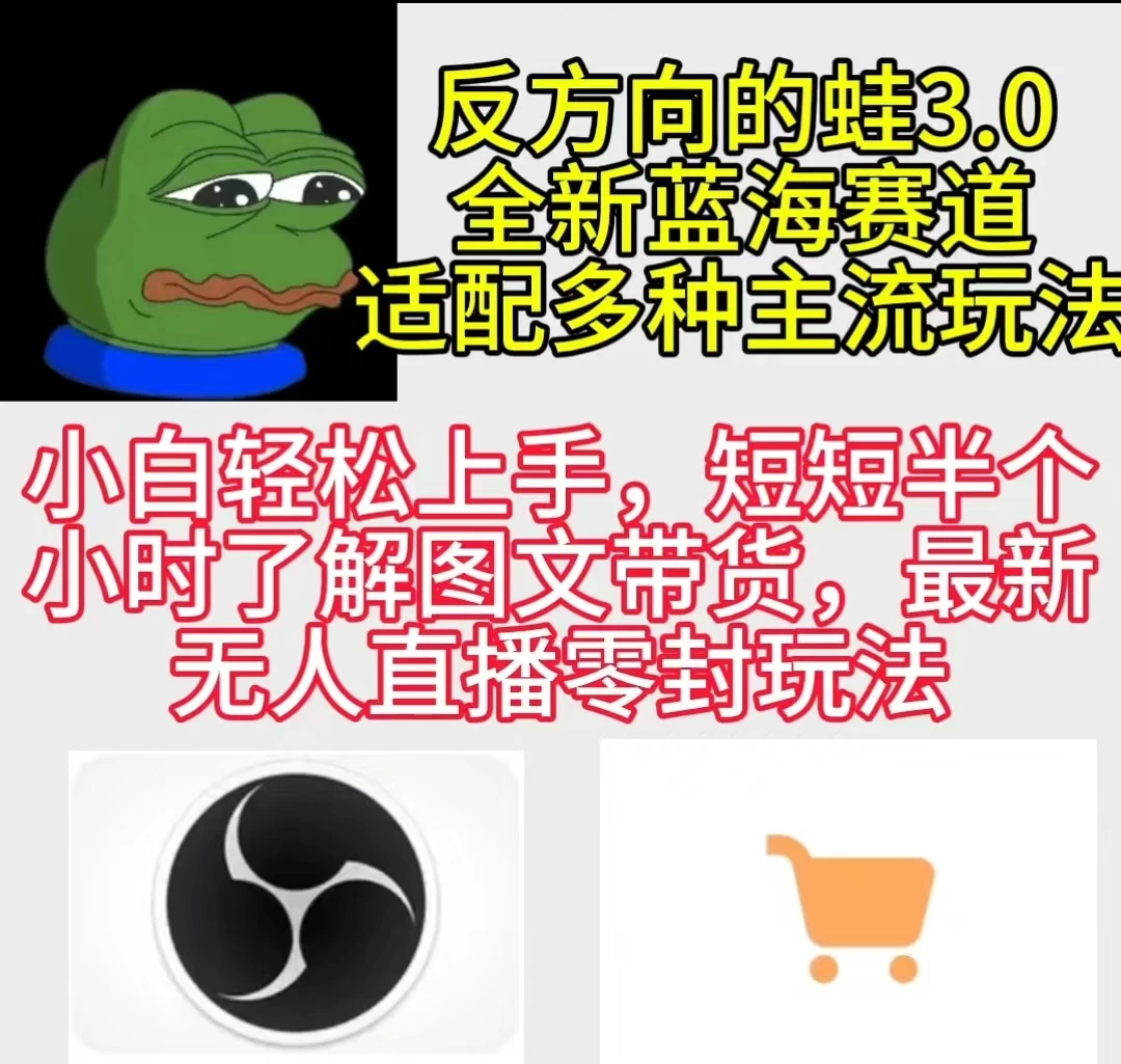 反方向的蛙3.0 图文最新玩法 隐身各种主流项目 新手小白轻松上手 日入2000+CityMate项目资源网项目资源网
