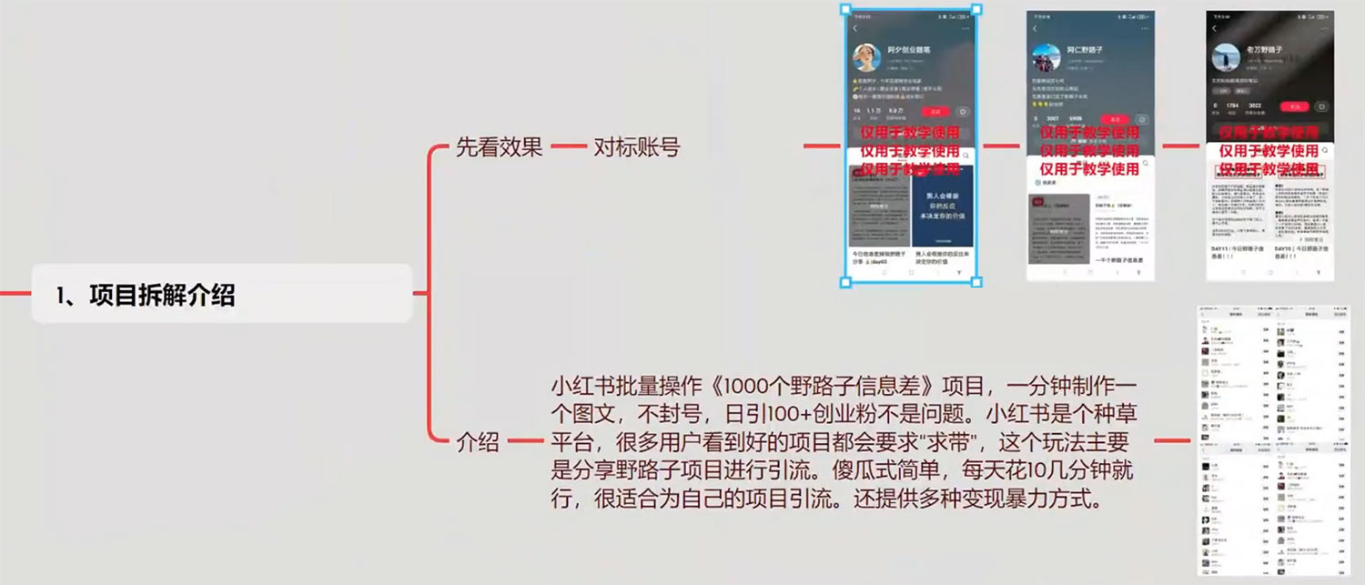 图片[2]CityMate项目资源网小红书批量操作《 1000 个野路子信息差》玩法，日引 100+ 创业粉，一分钟一个图文CityMate项目资源网项目资源网