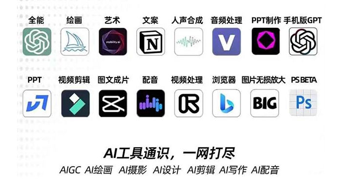 AIGC 全能特训营第 3 期：一次掌握 14 大主流 AI 工具，AI 工具通识，一网打尽CityMate项目资源网项目资源网