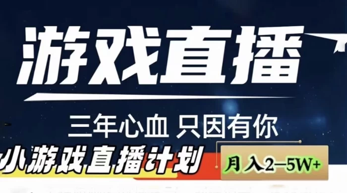 快手抖音小游戏直播月入 5-10 万，小白秒变大神CityMate项目资源网项目资源网