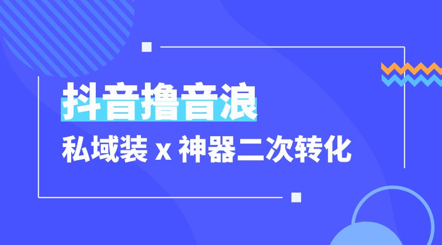 抖音撸音浪私域装 x 神器二次转化：单日变现超 500「详细操作教程」CityMate项目资源网项目资源网