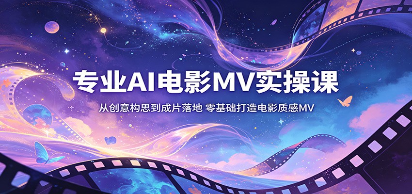 专业AI电影MV实操课：从创意构思到成片落地，零基础打造电影质感MVCityMate项目资源网项目资源网