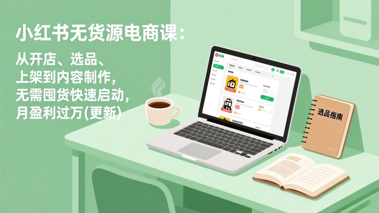 小红书无货源电商课(5月12更新CityMate项目资源网项目资源网
